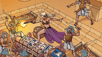 Marjorie Finnegan in an Ancient Egyptian Scene