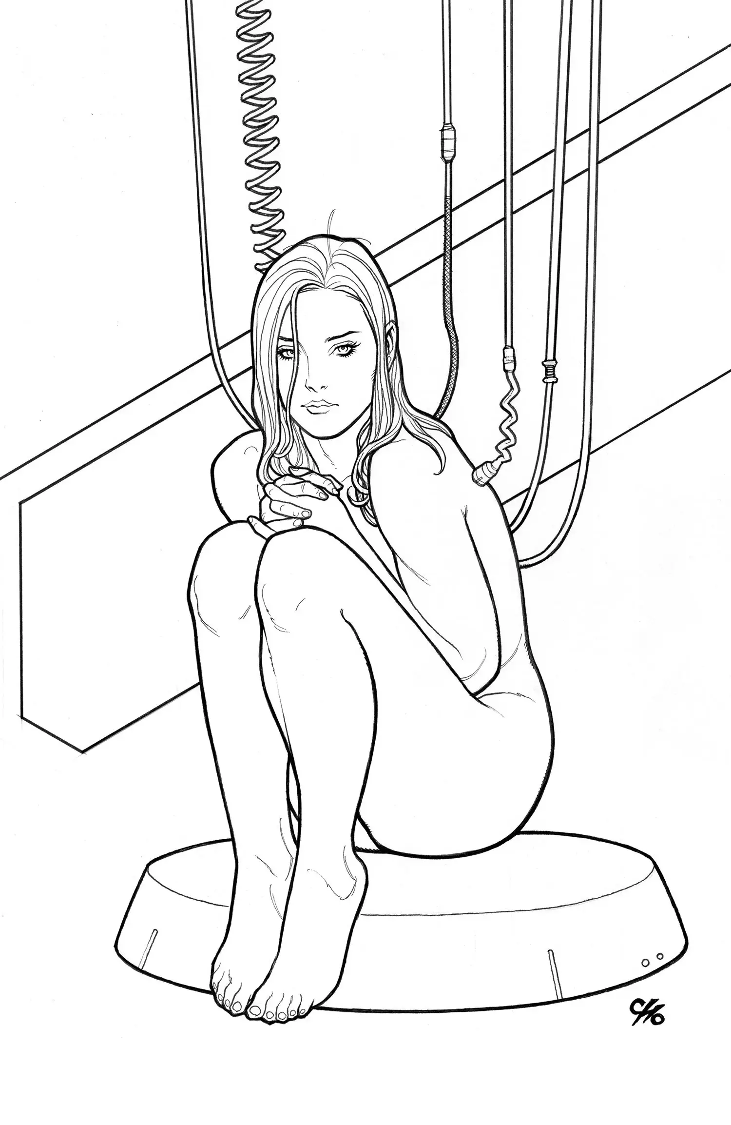 Issue #1 Cover D — Frank Cho B&W