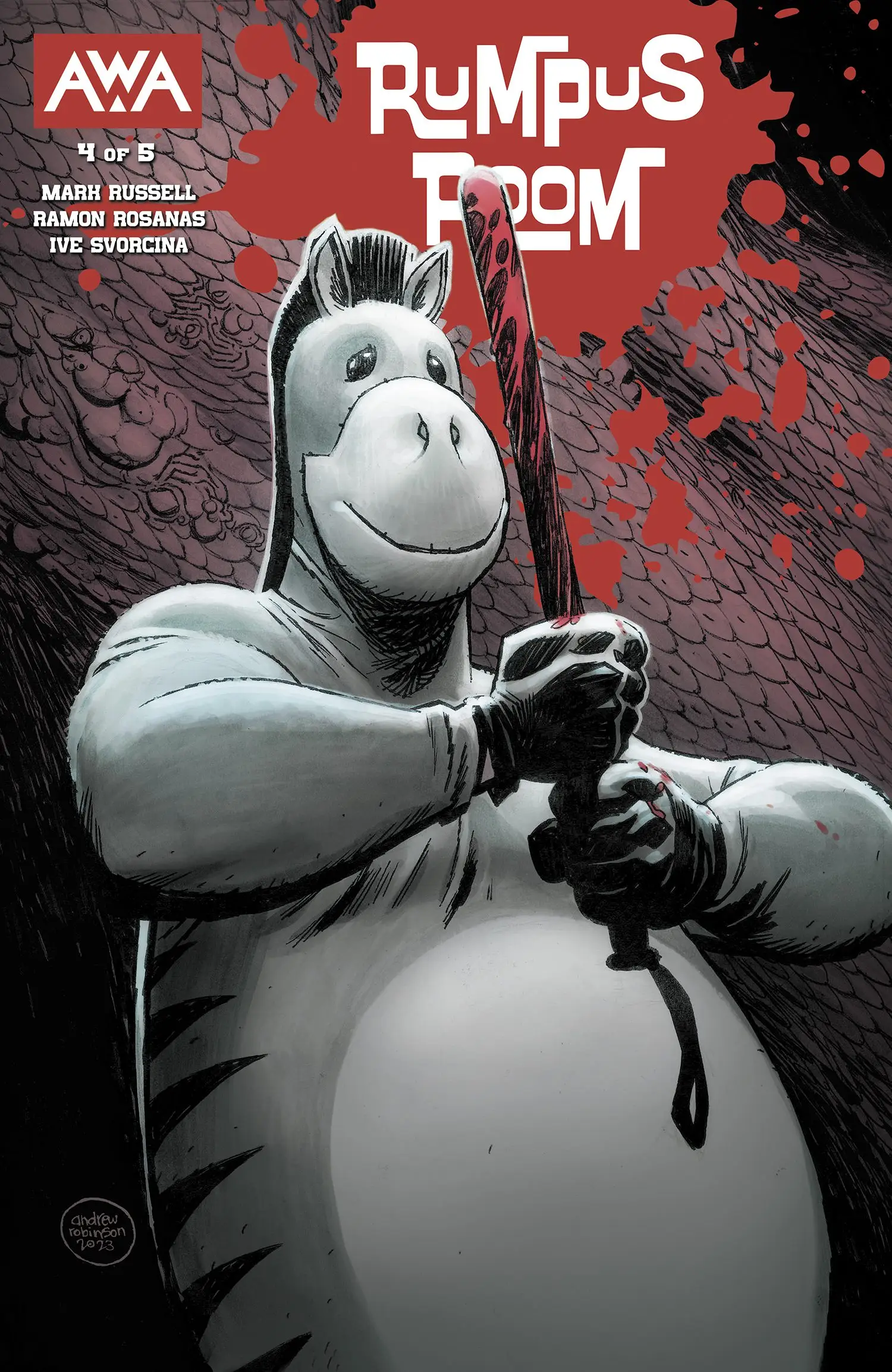 Issue #4 Cover B by Andrew Robinson