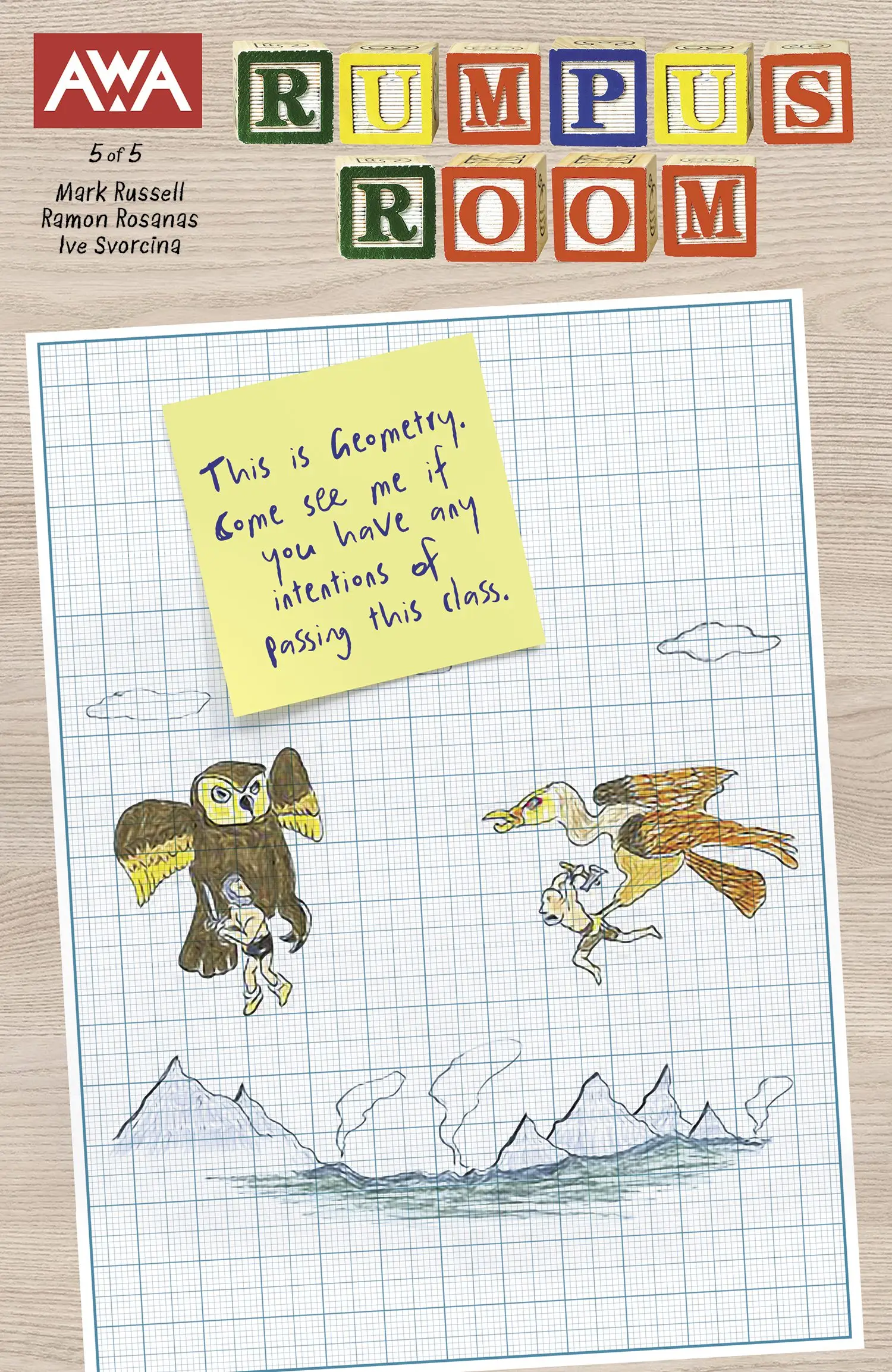 Issue #5 Cover C — Mark Russell