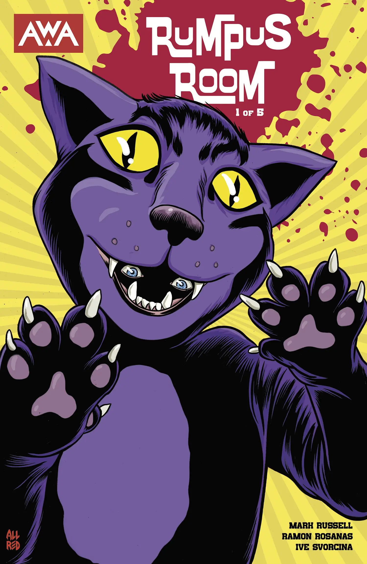 Issue #1 Cover B by Michael & Laura Allred