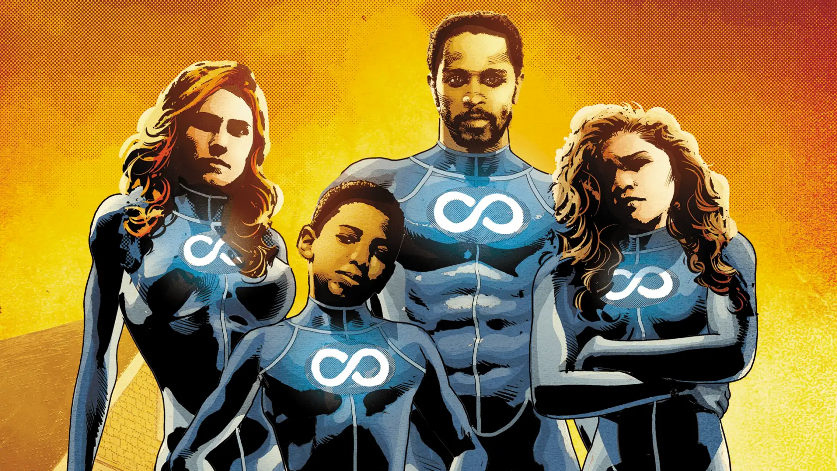 Family portrait of the Joneses family.