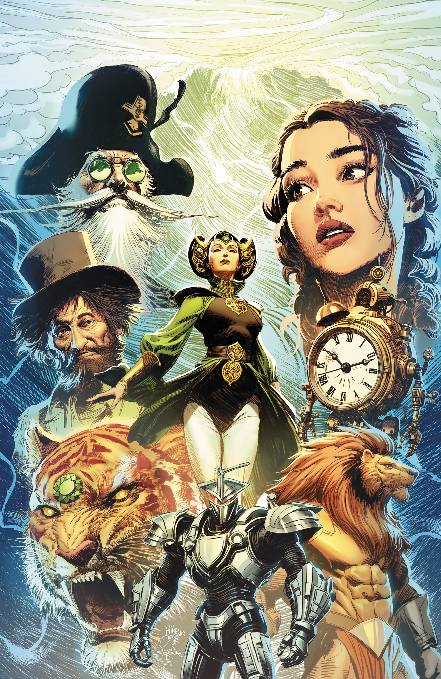INTO THE OUTLANDS Kickstarter Cover by Mike Deodato